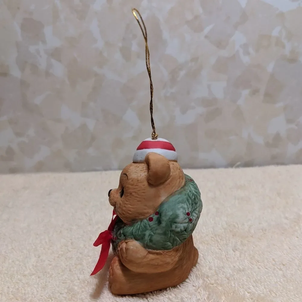 Vintage Jolly Jingles Bear Collector Bell Christmas Tree Ornament - Picture 6 of 11